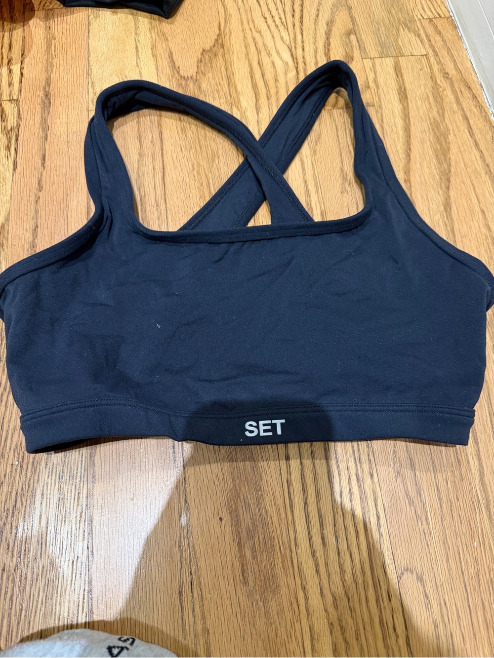 Set active airlux black bra